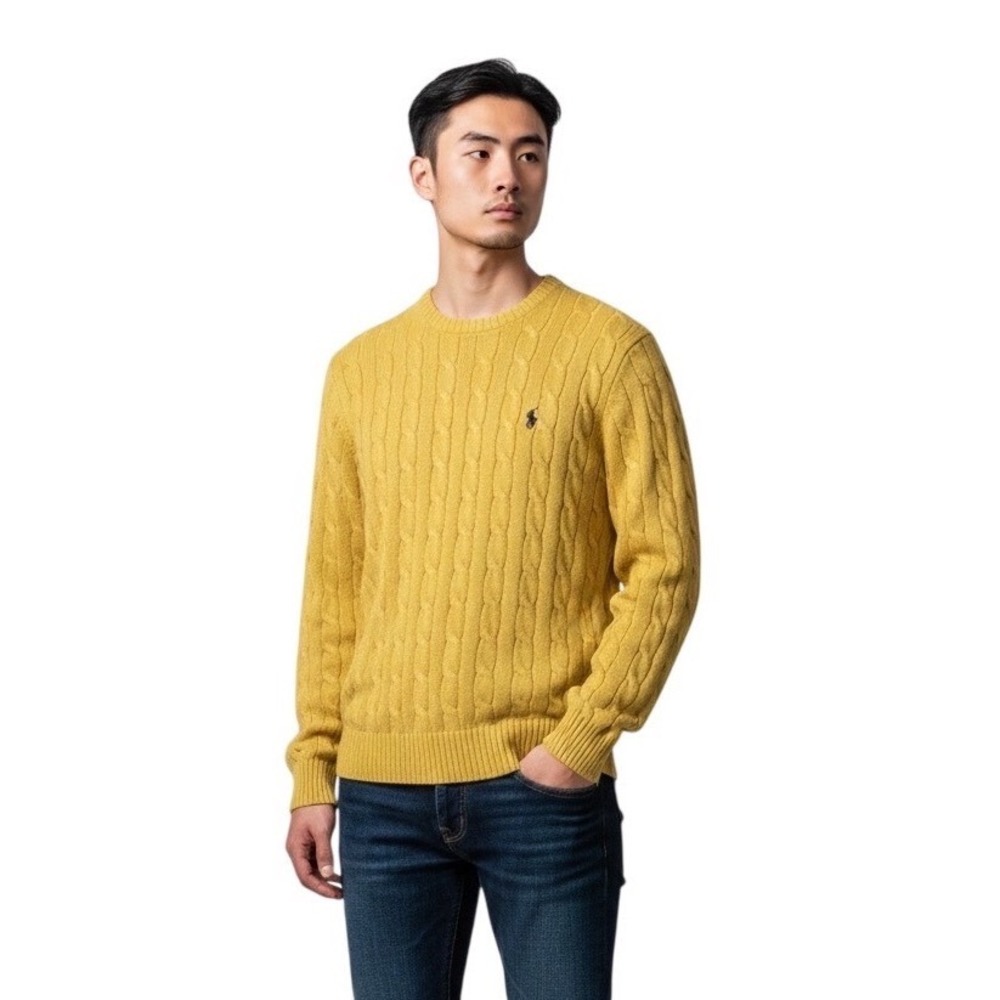 Polo Ralph Lauren Mens Cable Knit Sweater Size M